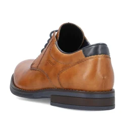 Rieker Men'S Lace-Up Shoes Wood Brown