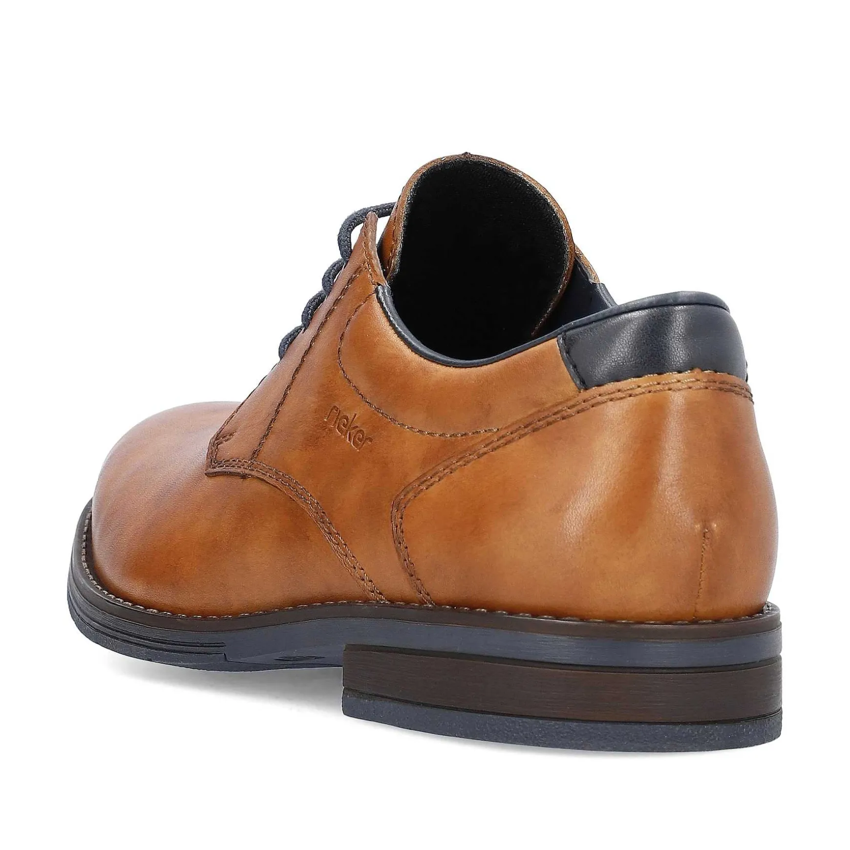 Rieker Men'S Lace-Up Shoes Wood Brown