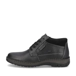 Rieker Men'S Lace-Up Shoes Graphite Black