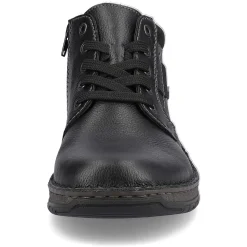 Rieker Men'S Lace-Up Shoes Graphite Black