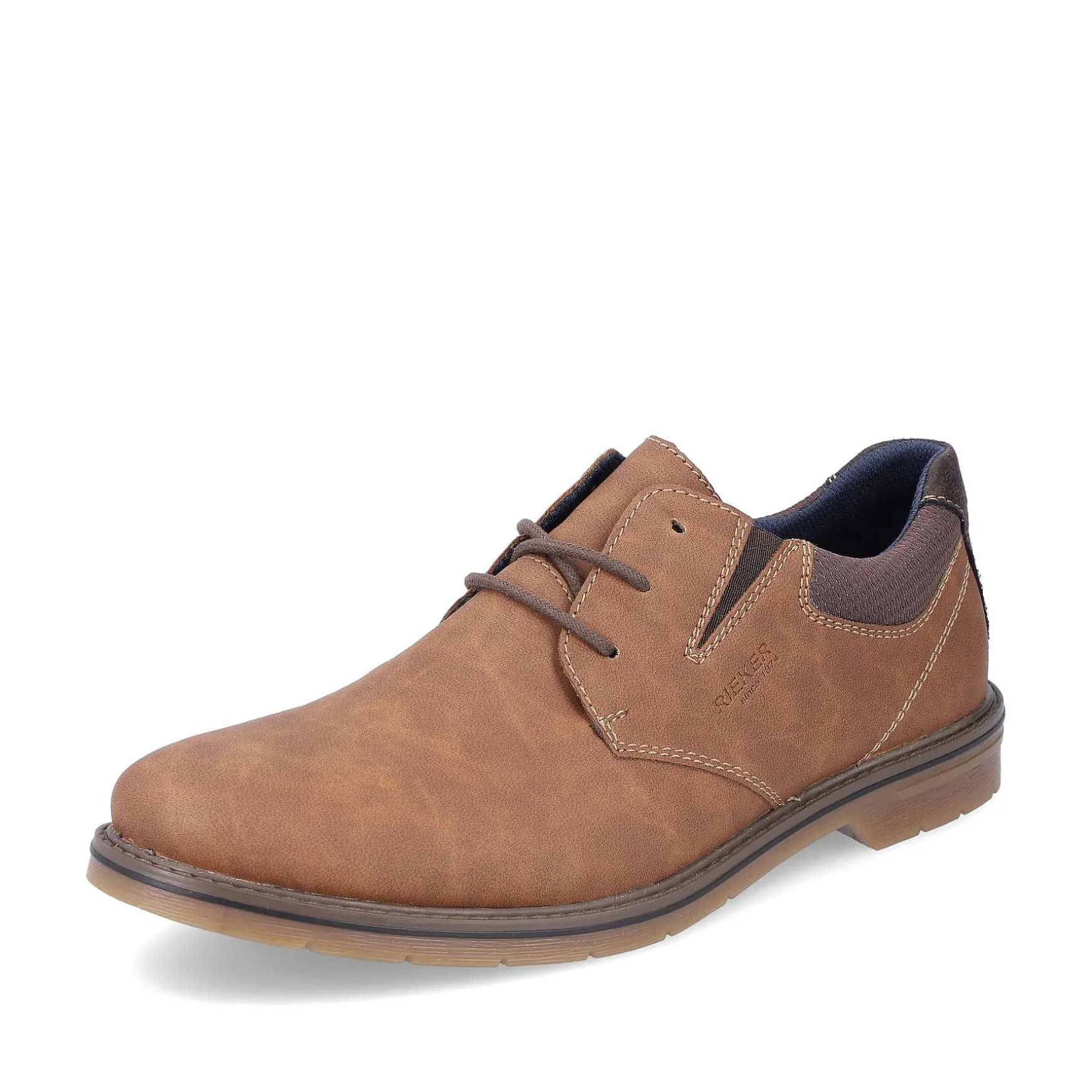 Rieker Men'S Lace-Up Shoes Clay Brown