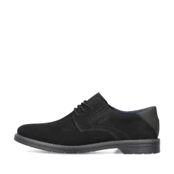 Rieker Men'S Lace-Up Shoes Jet Black