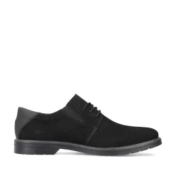 Rieker Men'S Lace-Up Shoes Jet Black