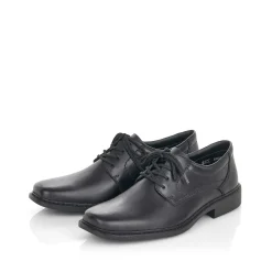Rieker Men'S Lace-Up Shoes Jet Black