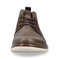 Rieker Men'S Lace-Up Shoes Grey-Brown