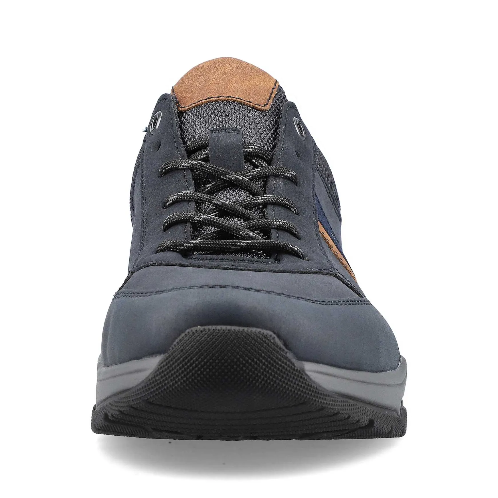Rieker Men'S Lace-Up Shoes Blue-Brown