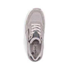 Rieker Men'S Lace-Up Shoes Moon Grey