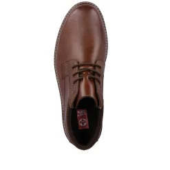 Rieker Men'S Lace-Up Shoes Wood Brown