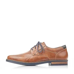 Rieker Men'S Lace-Up Shoes Caramel Brown