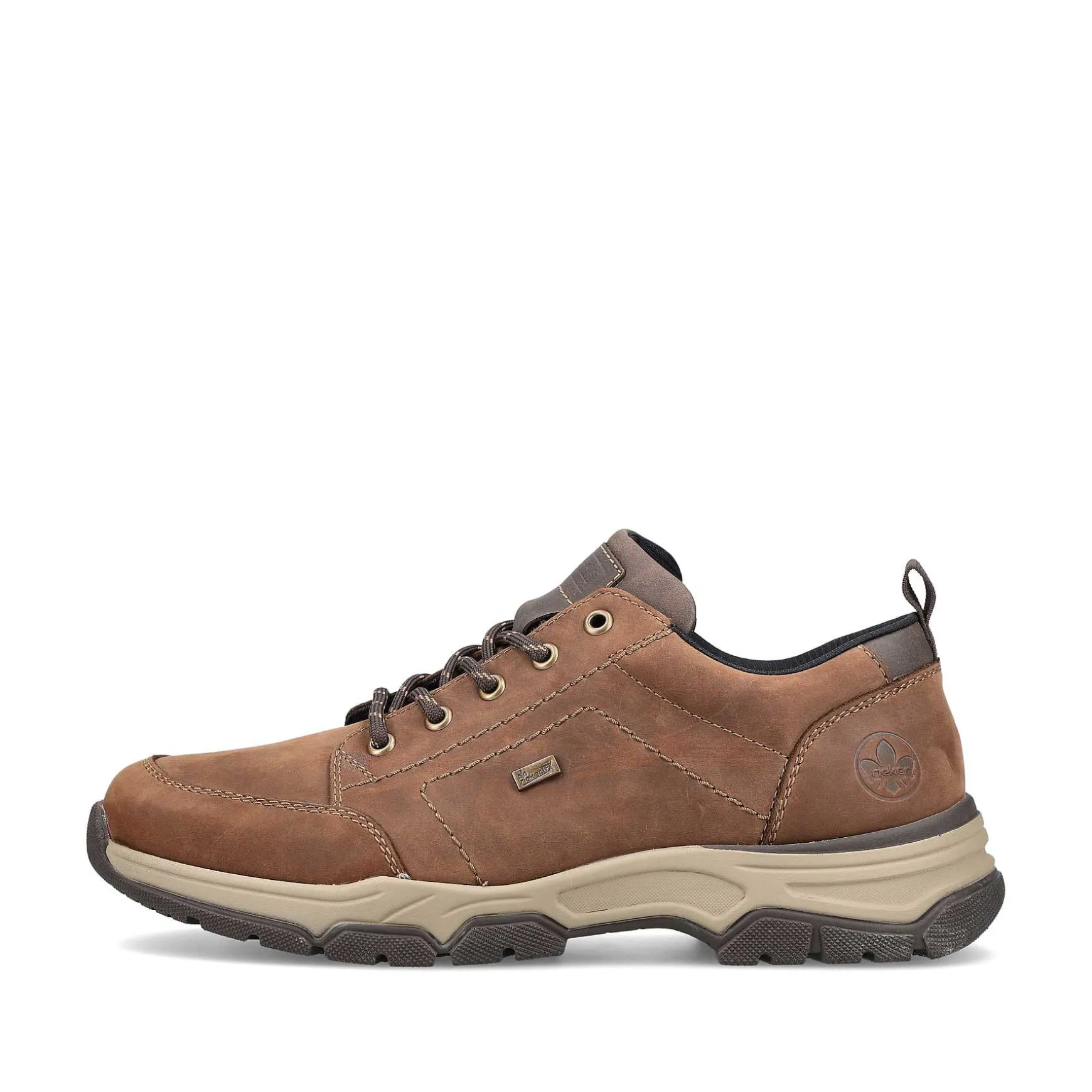 Rieker Men'S Lace-Up Shoes Cinnamon Brown