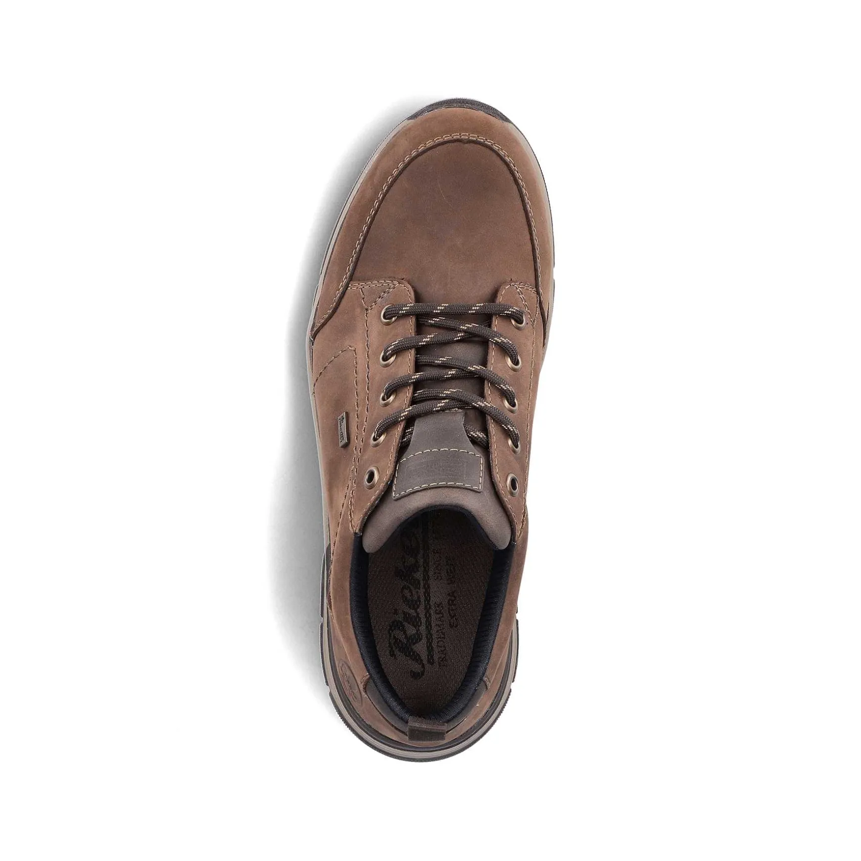 Rieker Men'S Lace-Up Shoes Cinnamon Brown