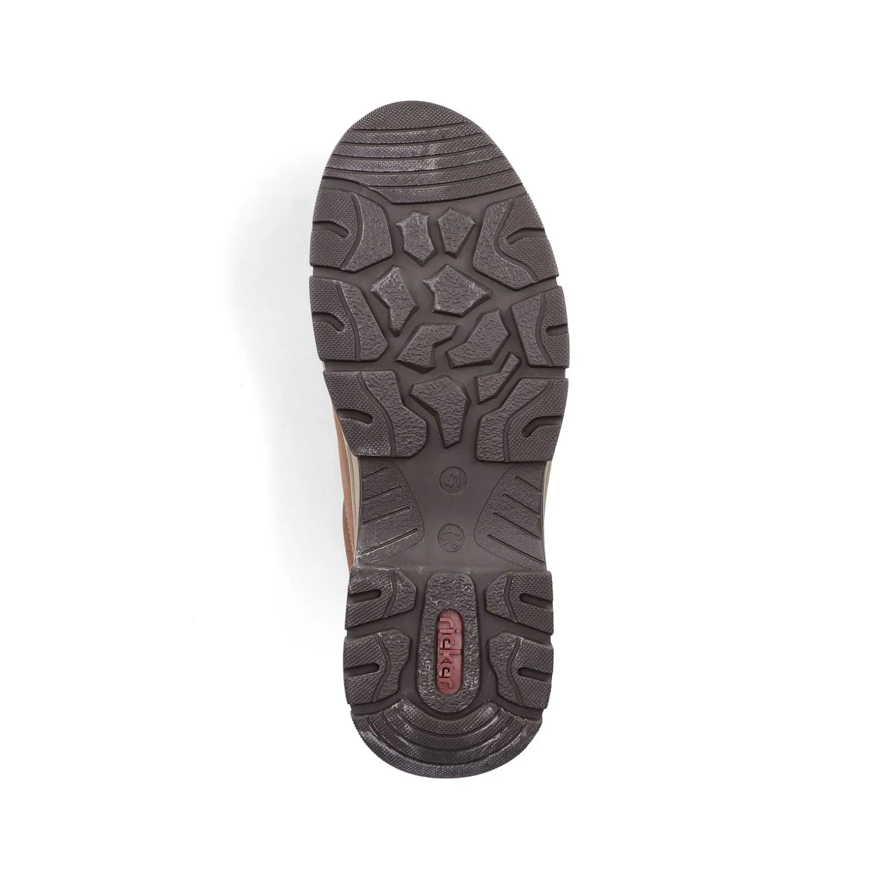 Rieker Men'S Lace-Up Shoes Cinnamon Brown