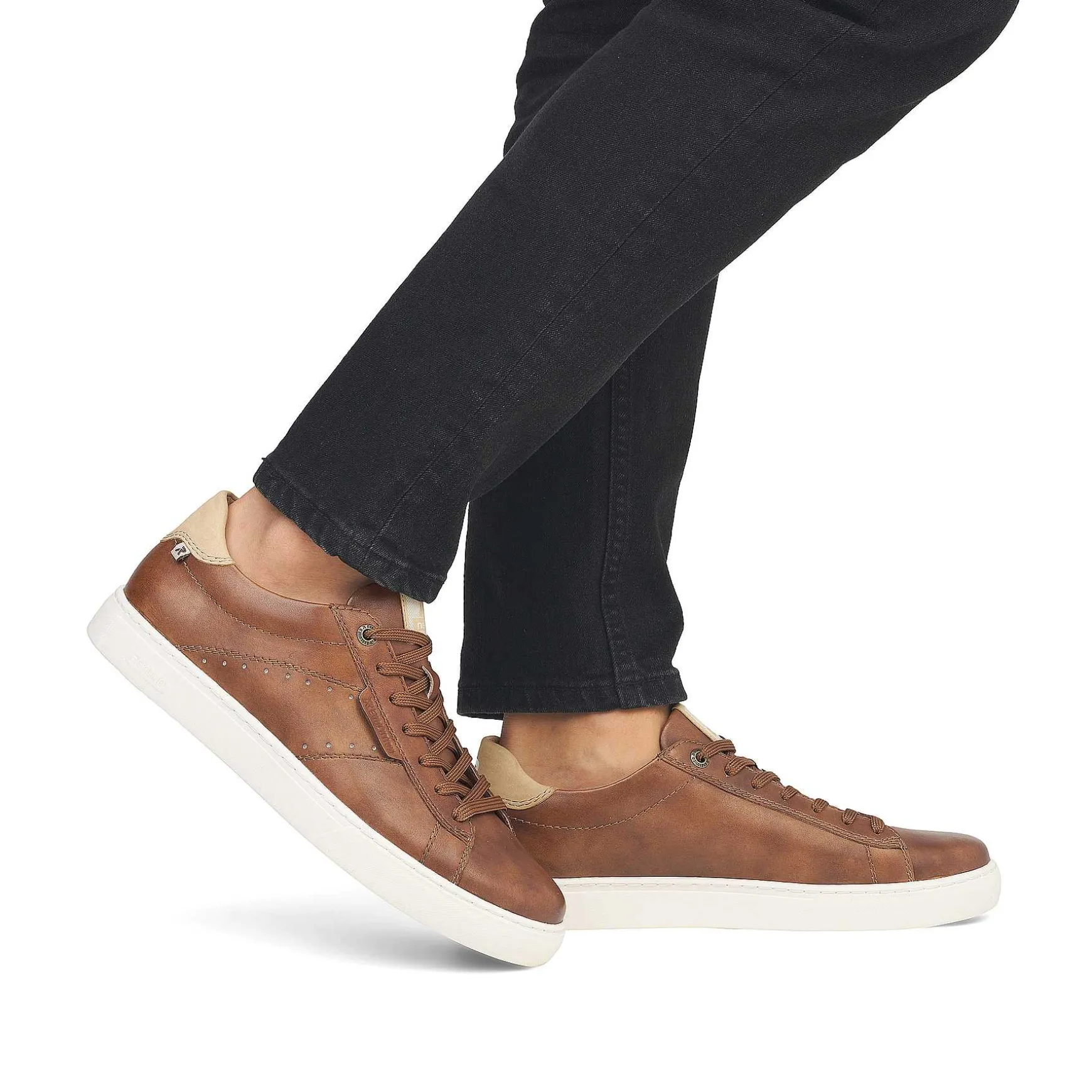 Rieker Men'S Low Nut Brown Sneakers