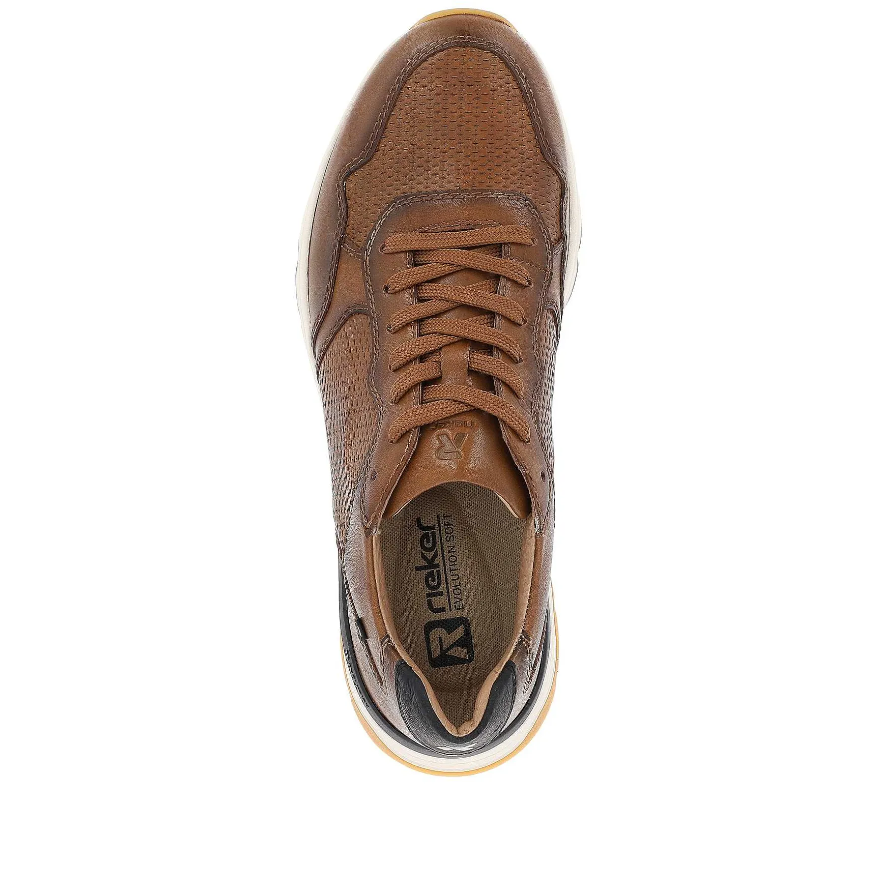 Rieker Men'S Low Nut Brown Sneakers