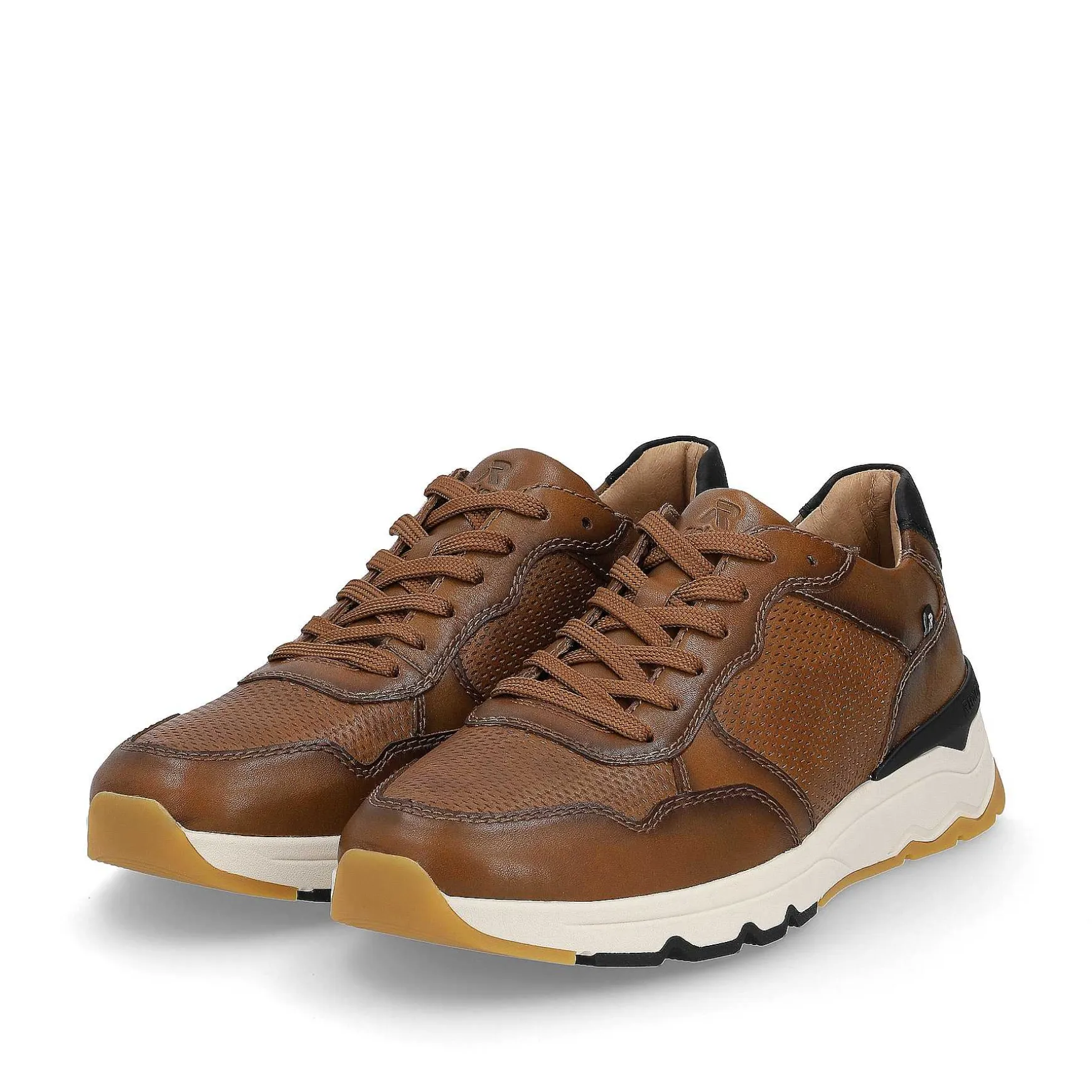 Rieker Men'S Low Nut Brown Sneakers