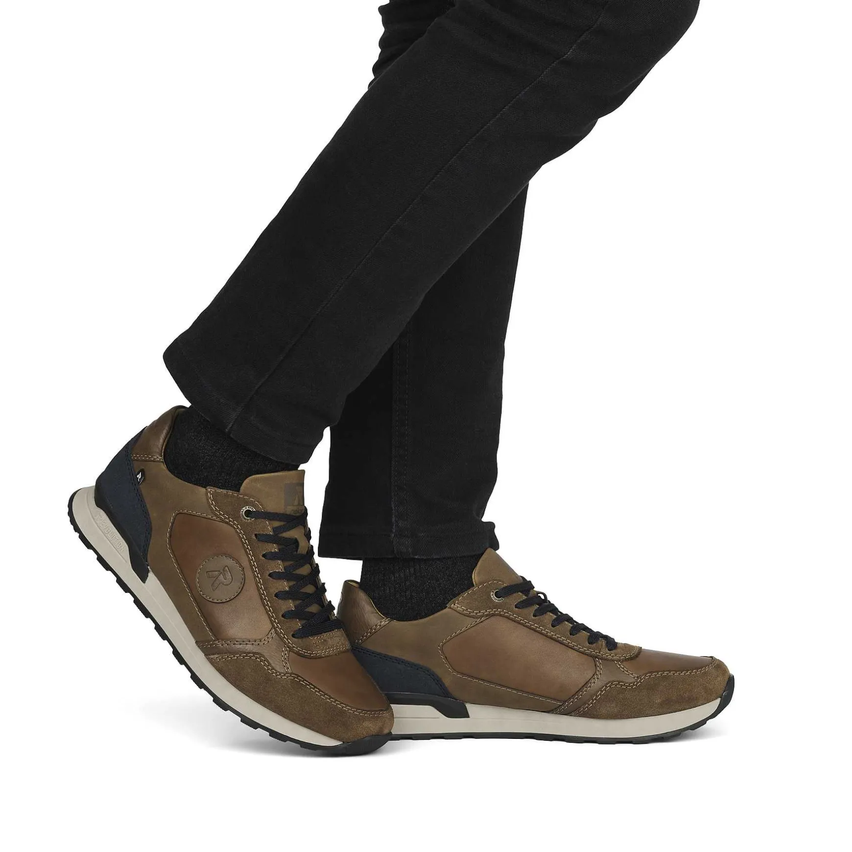 Rieker Men'S Low Nut Brown Sneakers