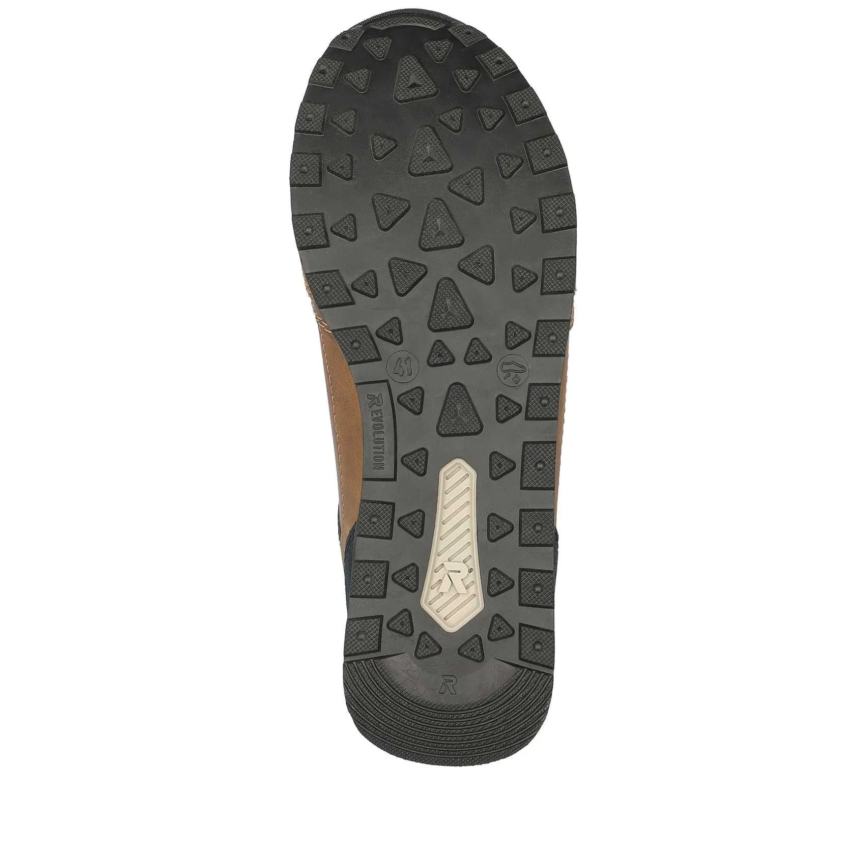 Rieker Men'S Low Nut Brown Sneakers