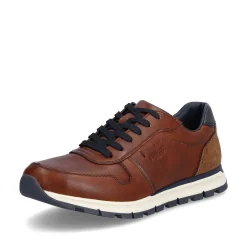 Rieker Men'S Low Sneaker Coffee Brown