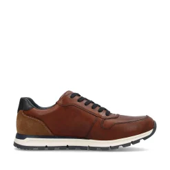 Rieker Men'S Low Sneaker Coffee Brown