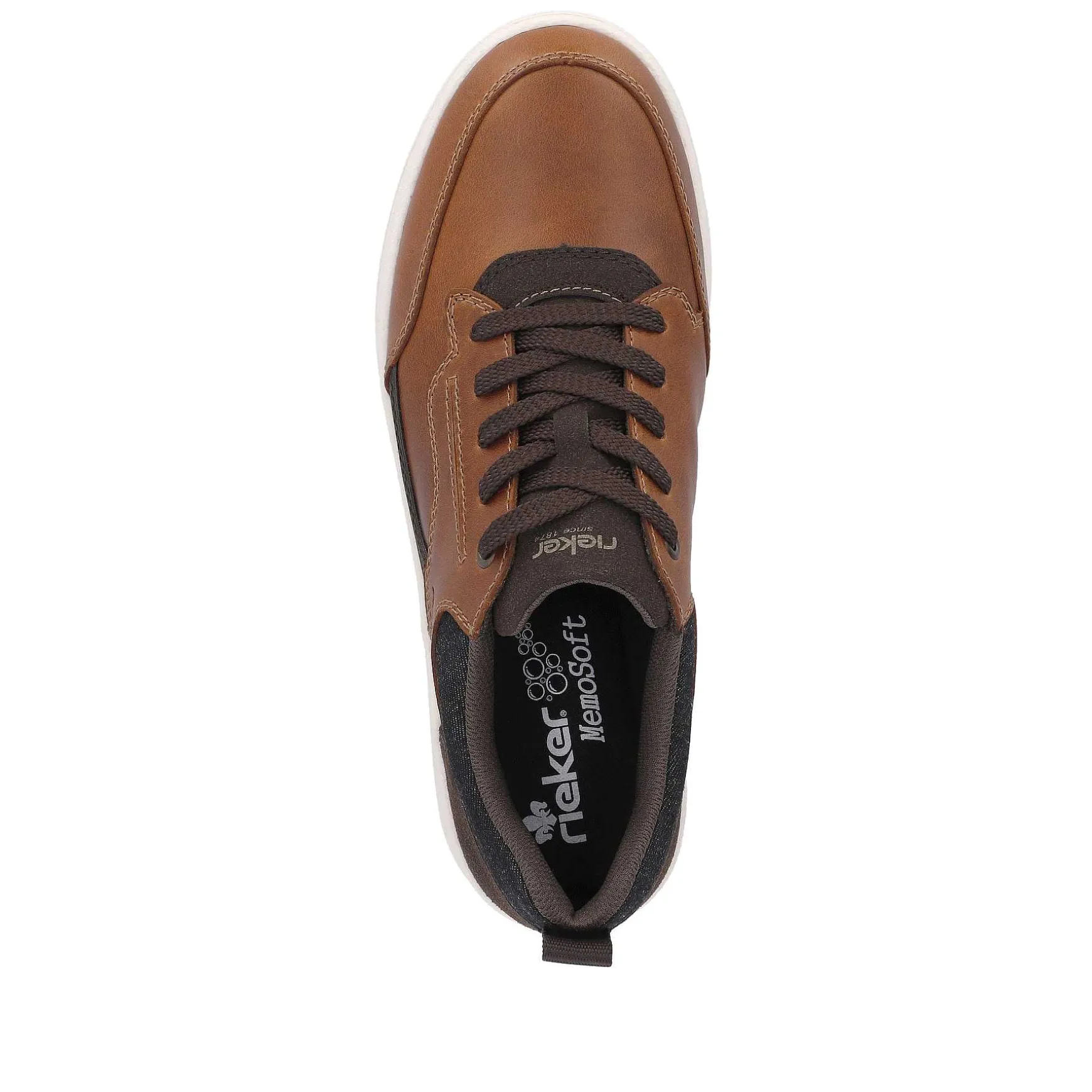 Rieker Men'S Low Sneaker Coffee Brown