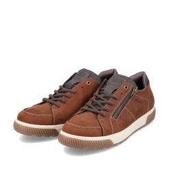 Rieker Men'S Low Sneaker Caramel Brown