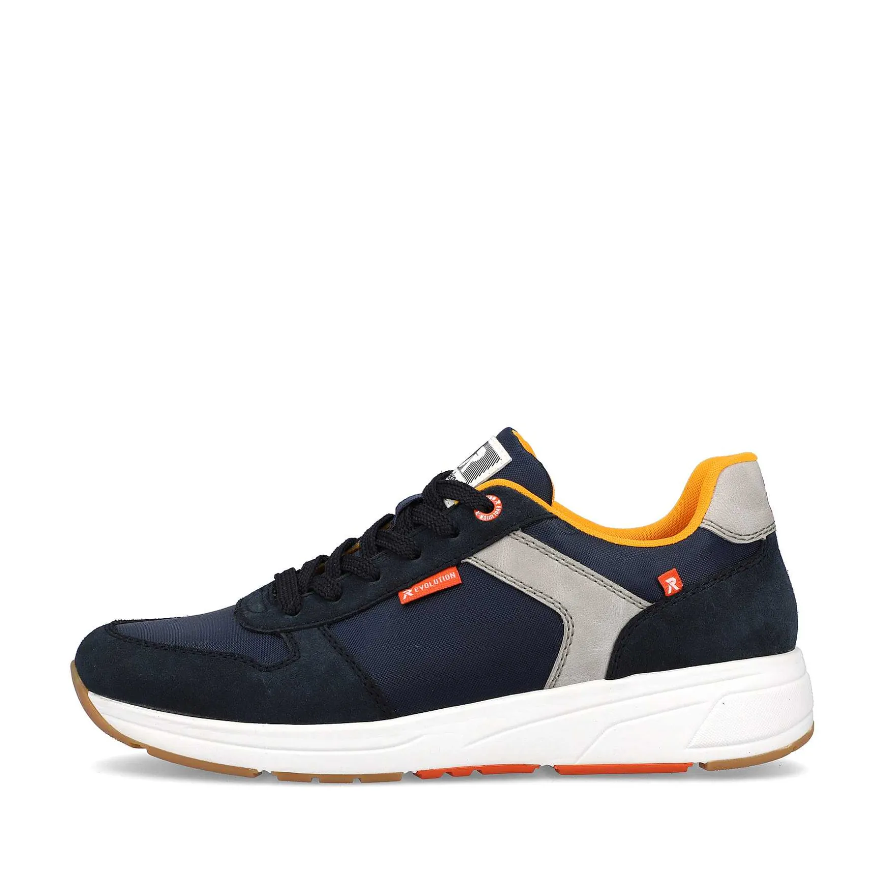 Rieker Men'S Low Sneaker Navy-Blue Steel-Grey
