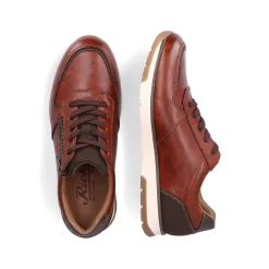 Rieker Men'S Low Sneaker Red Brown