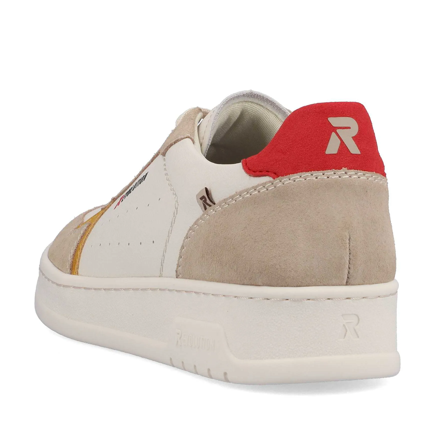 Rieker Men'S Low Sneaker Vanilla-White Clay-Beige