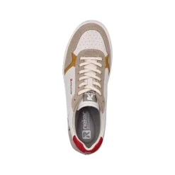 Rieker Men'S Low Sneaker Vanilla-White Clay-Beige