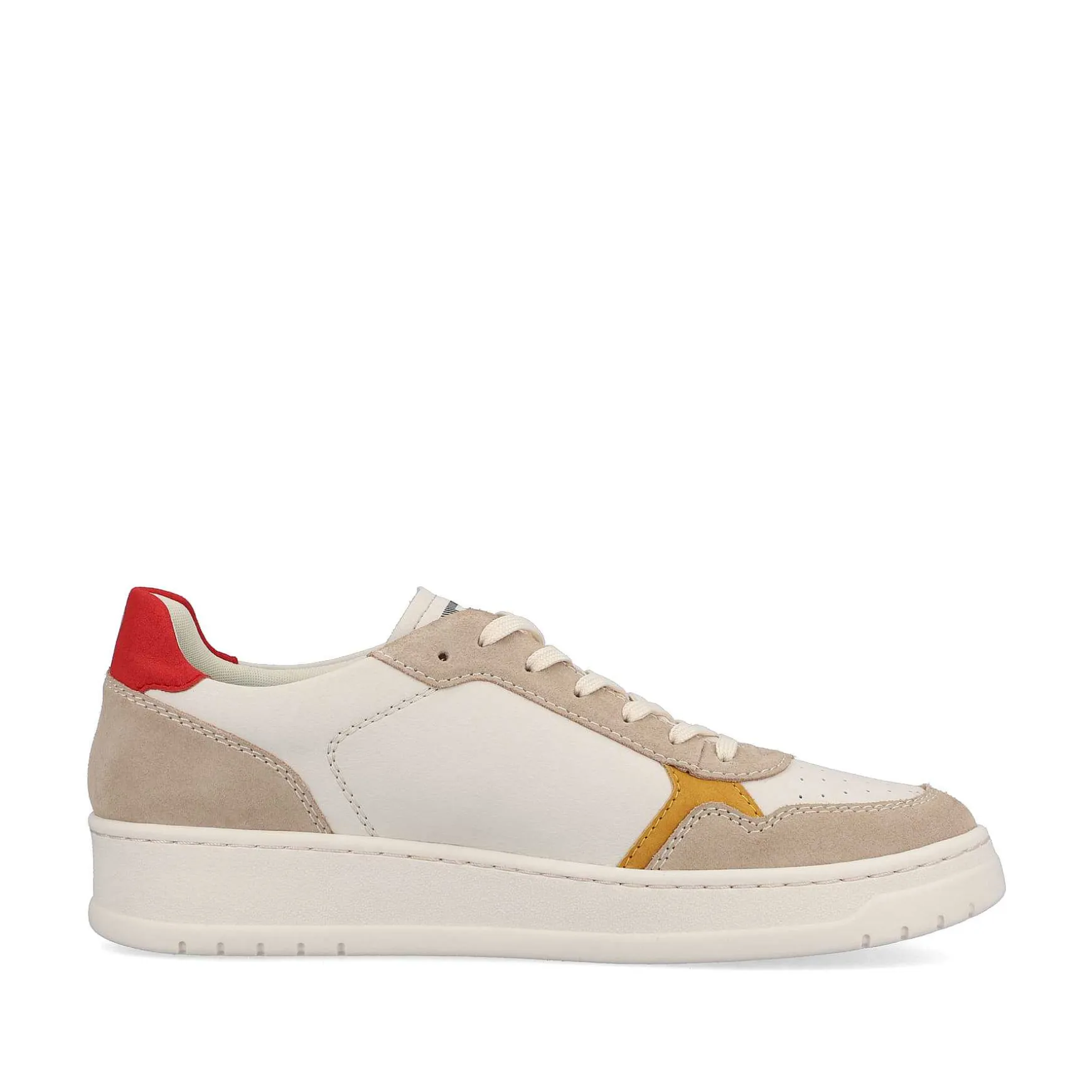 Rieker Men'S Low Sneaker Vanilla-White Clay-Beige