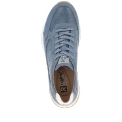 Rieker Men'S Low Sneakers Ocean Blue
