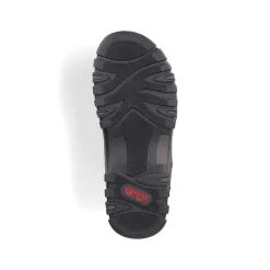 Rieker Men'S Mules Black Gray