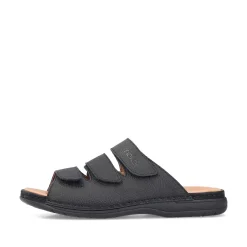 Rieker Men'S Mules Black Gray