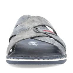 Rieker Men'S Mules Blue Gray