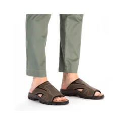 Rieker Men'S Mules Brown Gray