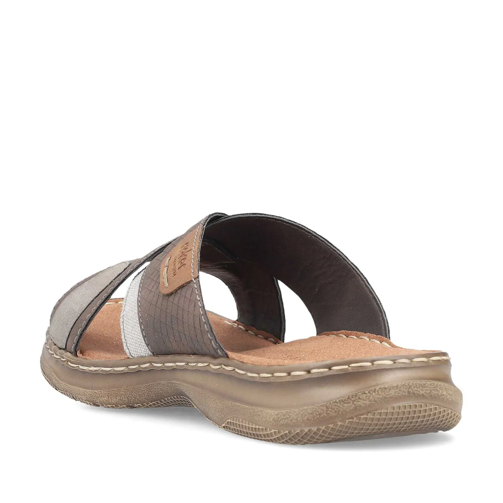 Rieker Men'S Mules Brown Gray