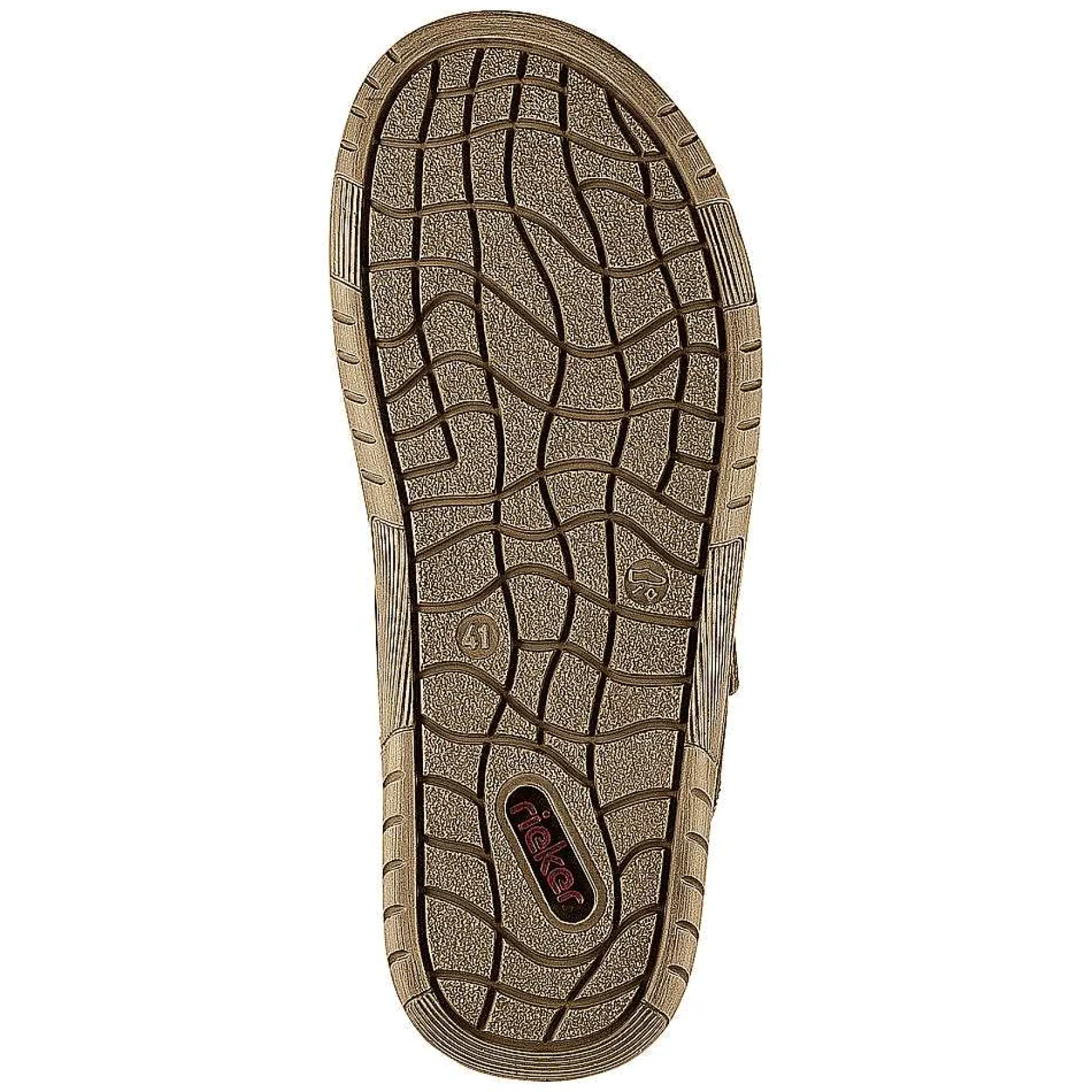 Rieker Men'S Mules Brown Gray