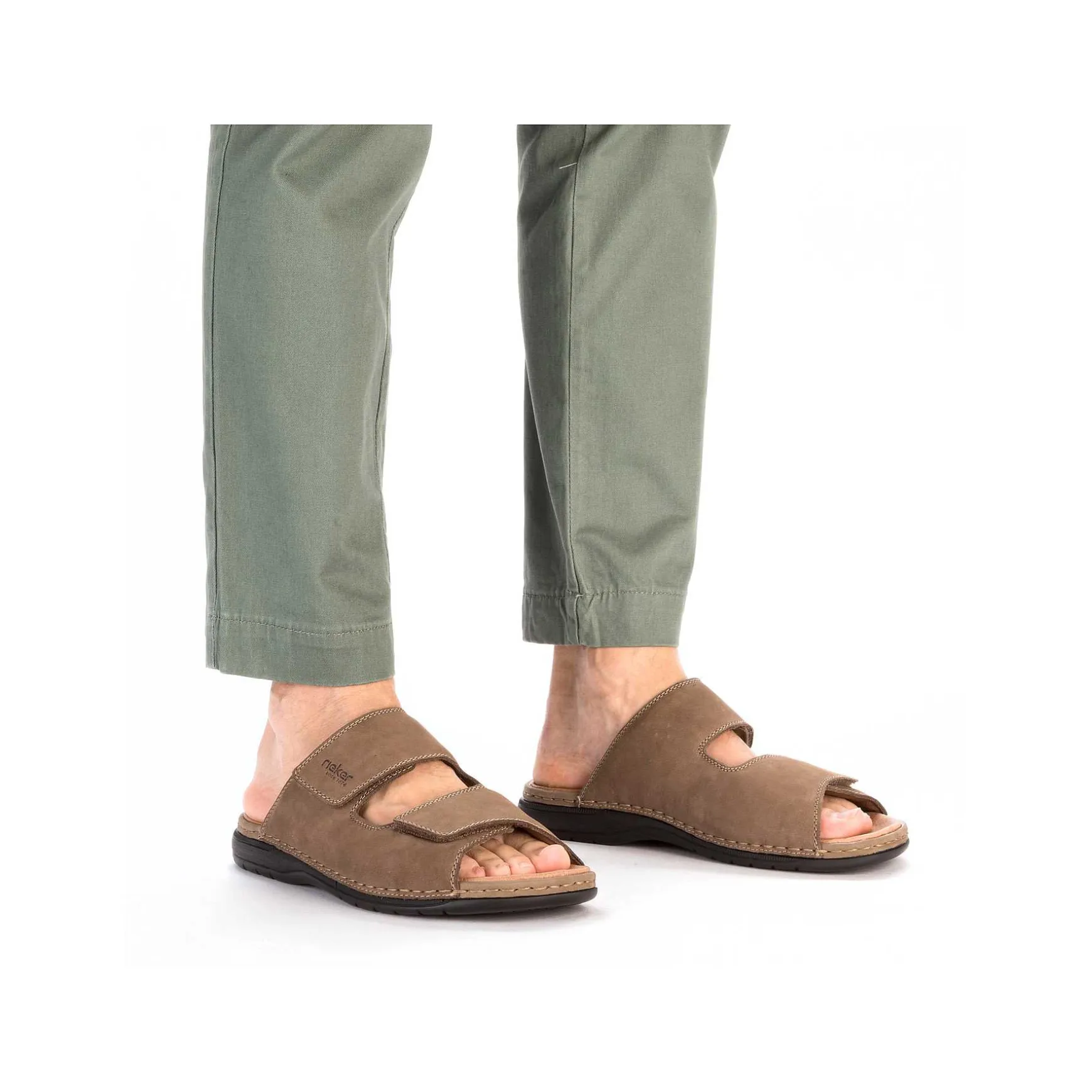 Rieker Men'S Mules Champagne