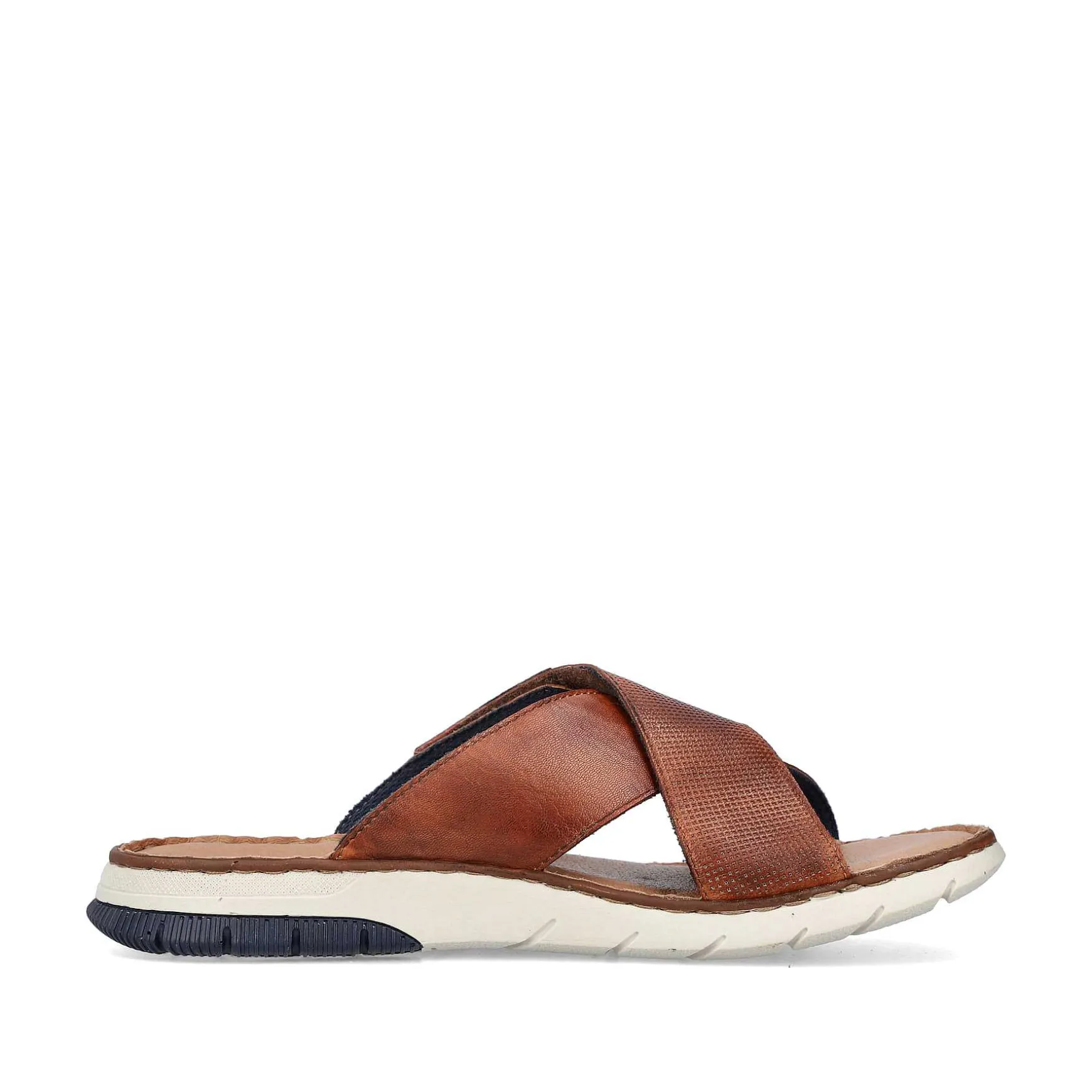 Rieker Men'S Mules Chestnut Brown