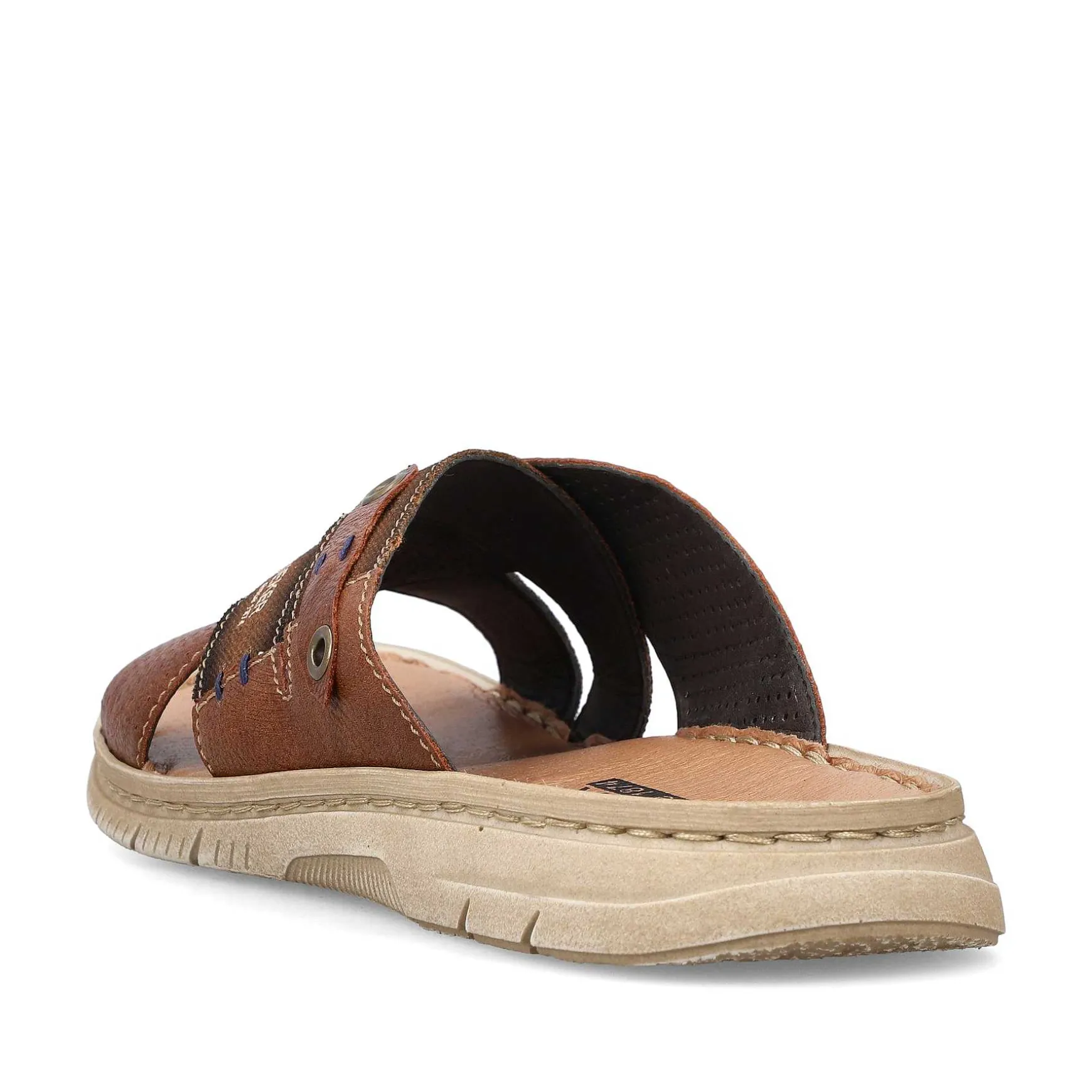 Rieker Men'S Mules Chestnut Brown
