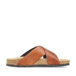 Rieker Men'S Mules Cinnamon Brown