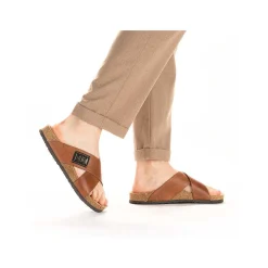 Rieker Men'S Mules Cinnamon Brown