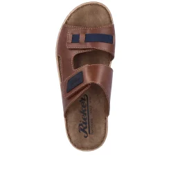 Rieker Men'S Mules Coffee Brown