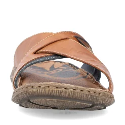 Rieker Men'S Mules Coffee Brown