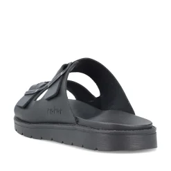 Rieker Men'S Mules Deep Black