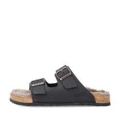 Rieker Men'S Mules Deep Black