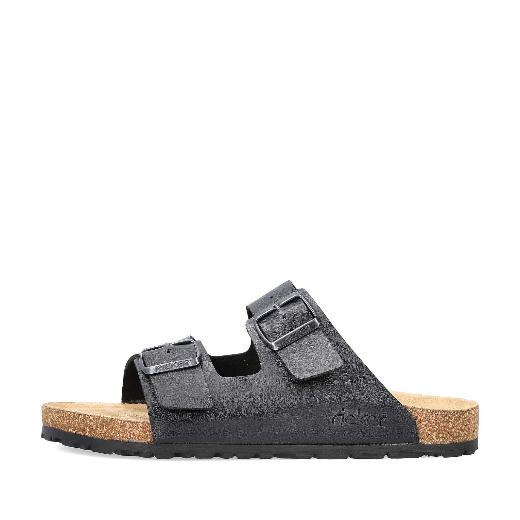 Rieker Men'S Mules Glossy Black