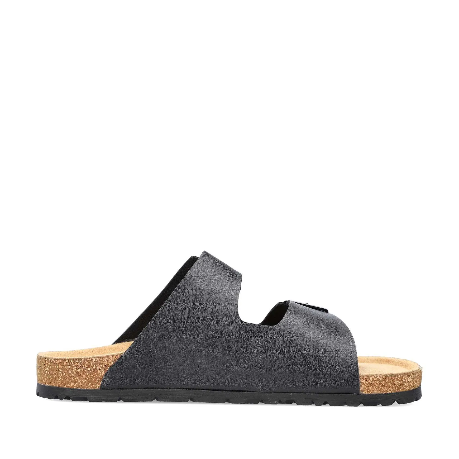 Rieker Men'S Mules Glossy Black