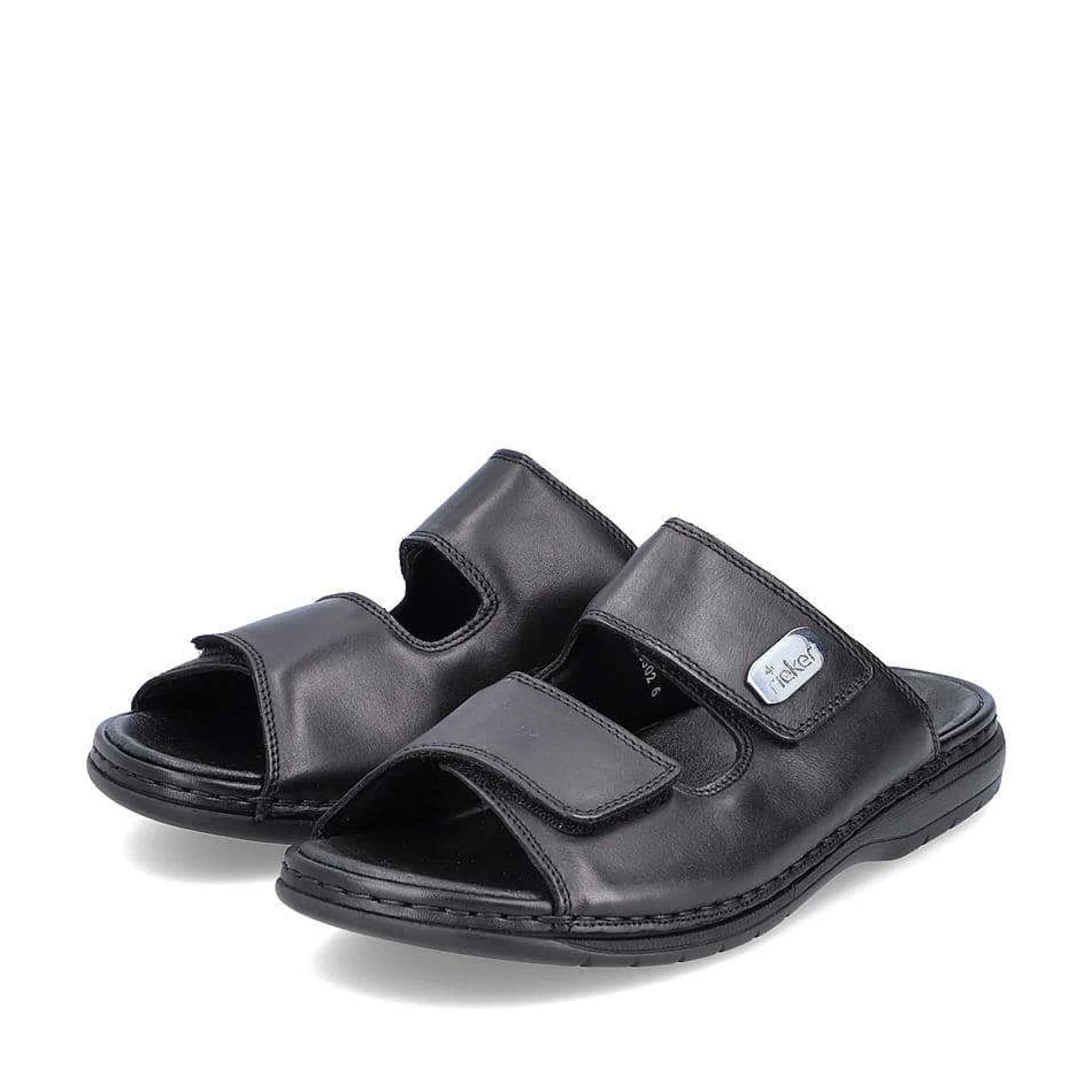 Rieker Men'S Mules Glossy Black