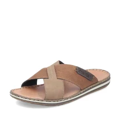 Rieker Men'S Mules Light Brown